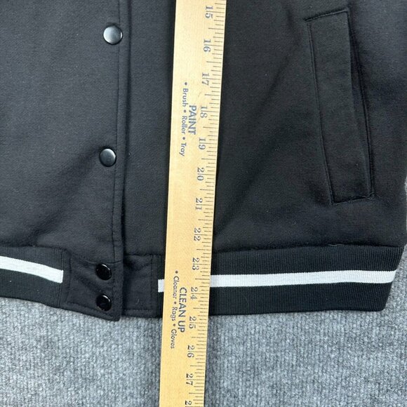 Refuge Athletics Varsity Jacket‎ Adult XS Black White Unlimited Dragon Japanese - Picture 7 of 10